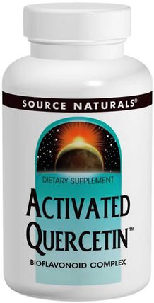 Activated Quercetin, 200 Tablets by Source Naturals, 補充劑，抗氧化劑，槲皮素 HK 香港