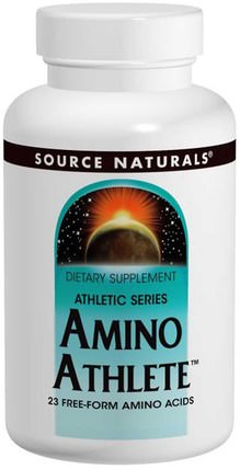 Amino Athlete, 1000 mg, 100 Tablets by Source Naturals, 補充劑，氨基酸，丙氨酸 HK 香港