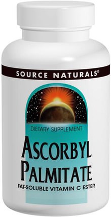 Ascorbyl Palmitate, 4 oz (113.4 g) Powder by Source Naturals, 維生素，維生素c，維生素c抗壞血酸棕櫚酸酯（c酯） HK 香港