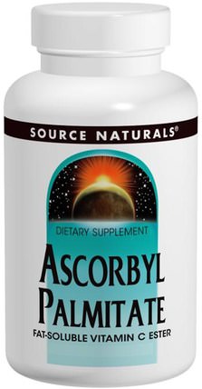 Ascorbyl Palmitate, 500 mg, 90 Capsules by Source Naturals, 維生素，維生素C抗壞血酸棕櫚酸酯（c酯） HK 香港