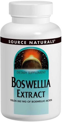 Boswellia Extract, 100 Tablets by Source Naturals, 健康，炎症，乳香 HK 香港