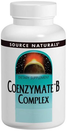 Coenzymate B Complex, Peppermint Flavored Sublingual, 60 Tablets by Source Naturals, 補充劑，輔酶b維生素 HK 香港