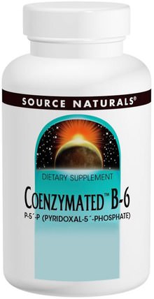 Coenzymated B-6, 25 mg Sublingual, 120 Tablets by Source Naturals, 補充劑，輔酶b維生素 HK 香港