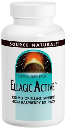 Ellagic Active, 300 mg, 60 Tablets by Source Naturals, 草藥，紅樹莓 HK 香港