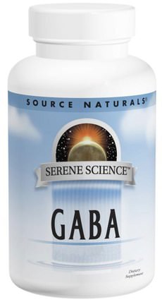 GABA, 750 mg, 180 Tablets by Source Naturals, 補充劑，gaba（γ氨基丁酸） HK 香港