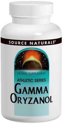 Gamma Oryzanol, 60 mg, 100 Tablets by Source Naturals, 補充劑，γ谷維素，阿魏酸 HK 香港
