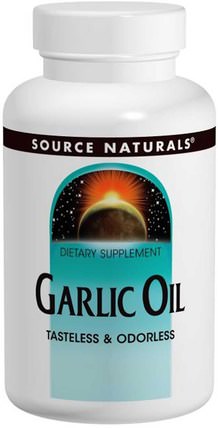 Garlic Oil, 250 Softgels by Source Naturals, 補充劑，抗生素，大蒜油 HK 香港