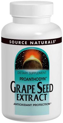 Grape Seed Extract, Proanthodyn, 100 mg, 120 Capsules by Source Naturals, 補充劑，抗氧化劑，葡萄籽提取物 HK 香港