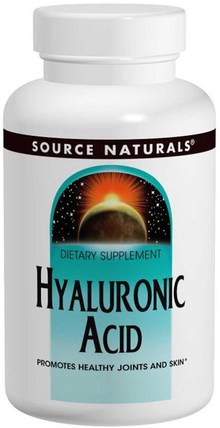 Hyaluronic Acid, 100 mg, 30 Tablets by Source Naturals, 美容，抗衰老，透明質酸 HK 香港
