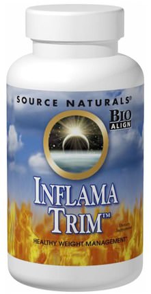 Inflama-Trim, Healthy Weight Management, 120 Tablets by Source Naturals, 健康，飲食 HK 香港