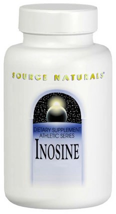 Inosine, 500 mg, 60 Tablets by Source Naturals, 運動，肌苷 HK 香港
