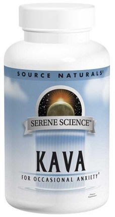 Kava, 500 mg, 30 Tablets by Source Naturals, 草藥，卡瓦卡瓦 HK 香港