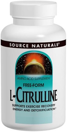 L-Citrulline, 1000 mg, 60 Tablets by Source Naturals, 補充劑，氨基酸，瓜氨酸 HK 香港