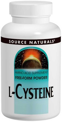 L-Cysteine, 3.53 oz (100 g) by Source Naturals, 補充劑，氨基酸，半胱氨酸 HK 香港