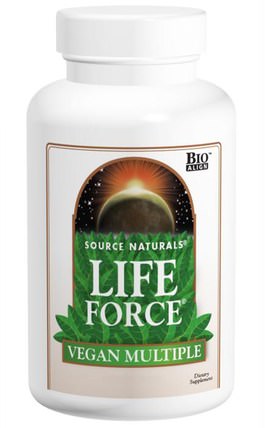 Life Force, Vegan Multiple, 120 Tablets by Source Naturals, 維生素，多種維生素 HK 香港