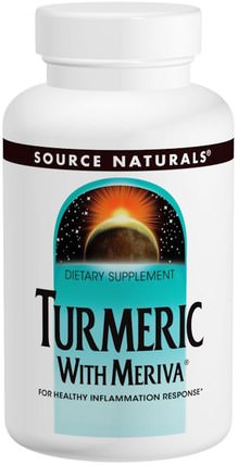 Meriva Turmeric Complex, 500 mg, 120 Capsules by Source Naturals, 補充劑，抗氧化劑，薑黃素，薑黃 HK 香港