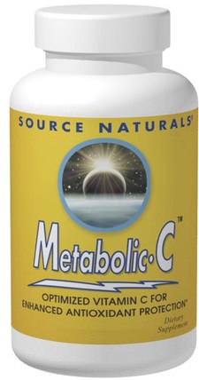 Metabolic C, 500 mg, 180 Capsules by Source Naturals, 維生素，維生素c HK 香港
