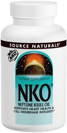 NKO (Neptune Krill Oil), 500 mg, 120 Softgels by Source Naturals, 補充劑，efa omega 3 6 9（epa dha），磷蝦油，磷蝦油海王星，健康，經前期 HK 香港