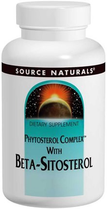 Phytosterol Complex with Beta Sitosterol, 113 mg, 180 Tablets by Source Naturals, 補充劑，植物甾醇，β谷甾醇 HK 香港