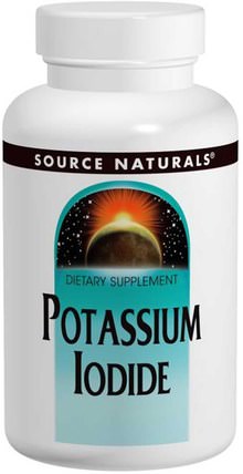 Potassium Iodide, 32.5 mg, 120 Tablets by Source Naturals, 補品，礦物質，碘化鉀 HK 香港
