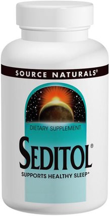 Seditol, 365 mg, 60 Capsules by Source Naturals, 補充，睡覺 HK 香港