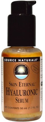 Skin Eternal, Hyaluronic Serum, 1.7 fl oz (50 ml) by Source Naturals, 補品，dmae液體和標籤，健康，皮膚血清 HK 香港