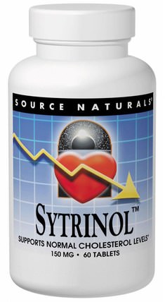 Sytrinol, 60 Tablets by Source Naturals, 健康，膽固醇支持，sytrinol HK 香港