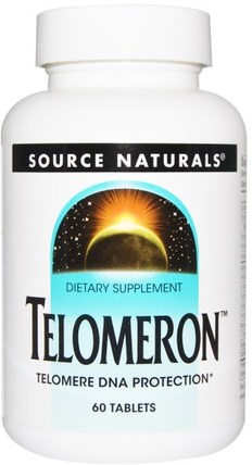 Telomeron, 60 Tablets by Source Naturals, 補充劑，抗氧化劑 HK 香港