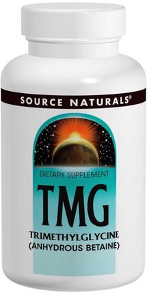 TMG, Trimethylglycine, 750 mg, 240 Tablets by Source Naturals, 補充劑，tmg（無水甜菜鹼） HK 香港