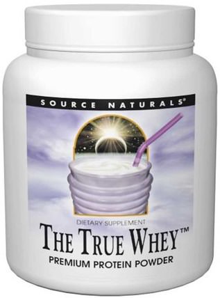 True Whey, Premium Protein Powder, 16 oz (453.59 g) by Source Naturals, 補充劑，乳清蛋白 HK 香港