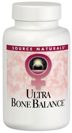 Ultra Bone Balance, 120 Tablets by Source Naturals, 健康，骨骼，骨質疏鬆症，女性 HK 香港