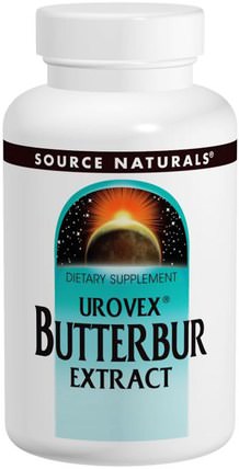 Urovex Butterbur Extract, 60 Softgels by Source Naturals, 健康，過敏，蜂斗菜，頭痛 HK 香港