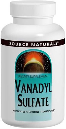 Vanadyl Sulfate, 10 mg, 100 Tablets by Source Naturals, 補充劑，硫酸氧釩釩 HK 香港