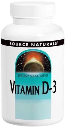 Vitamin D-3, 400 IU, 200 Tablets by Source Naturals, 維生素，維生素D3 HK 香港