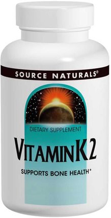 Vitamin K2, 100 mcg, 60 Tablets by Source Naturals, 維生素，維生素K HK 香港