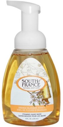 Foaming Hand Wash, Orange Blossom Honey, 8 fl oz (236 ml) by South of France, 洗澡，美容，肥皂，泡沫肥皂 HK 香港