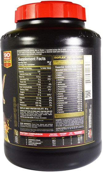 體育 - ALLMAX Nutrition, Isoflex, 100% Ultra-Pure Whey Protein Isolate (WPI Ion-Charged Particle Filtration), Chocolate Peanut Butter, 5 lbs (2.27 kg)