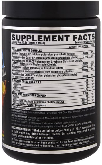 運動，氨基酸，bcaa（支鏈氨基酸） - Nutrex Research Labs, Amino Charger + Hydration, Mango Berry Lemonade, 14.1 oz (399 g)