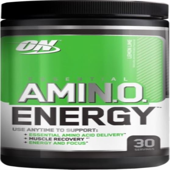 體育 - Optimum Nutrition, Essential Amino Energy, Lemon Lime, 9.5 oz (270 g)