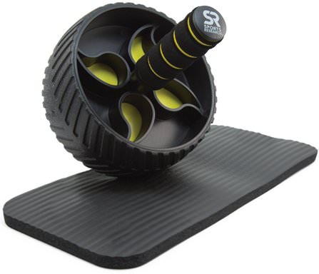Performance Ab Wheel + Knee Pad Included by Sports Research, 運動，家庭，鍛煉/健身裝備 HK 香港