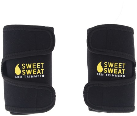 Sweet Sweat Arm Trimmers, Unisex-Regular, Yellow, 1 Pair by Sports Research, 運動，家庭，鍛煉/健身裝備 HK 香港