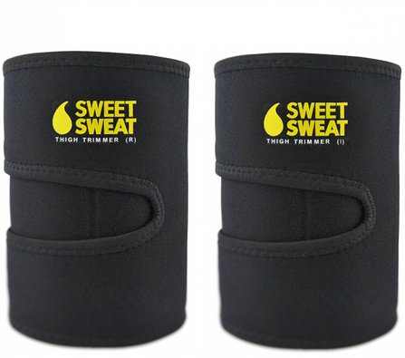 Sweet Sweat Thigh Trimmers, Yellow, 1 Pair by Sports Research, 運動，家庭，鍛煉/健身裝備 HK 香港