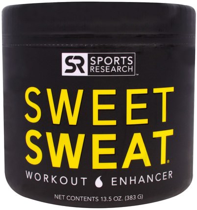 Sweet Sweat Workout Enhancer, 13.5 oz (383 g) by Sports Research, 運動，鍛煉，健康 HK 香港