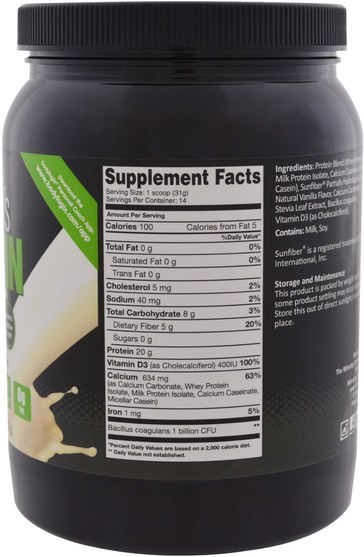 運動，補品，蛋白質 - Bodylogix, Womens Protein Powder, Natural Vanilla Bean, 15.8 oz (448 g)