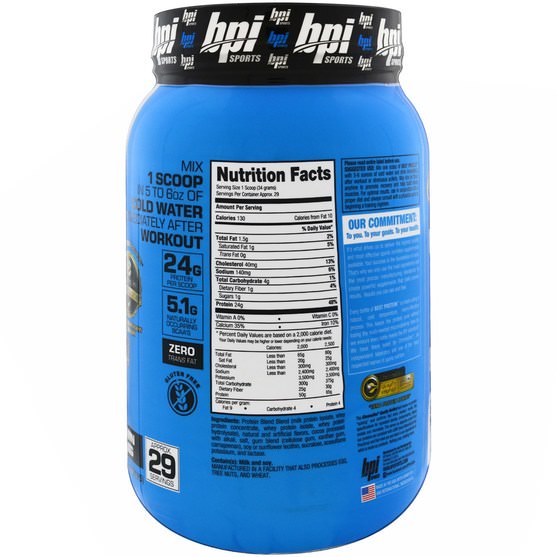 運動，補品，乳清蛋白 - BPI Sports, Best Protein, Advanced 100% Protein Formula, SMores, 2.2 lbs (986 g)