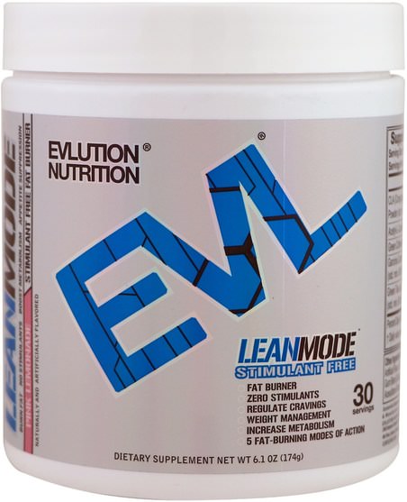 運動，減肥，飲食，脂肪燃燒器 - EVLution Nutrition, LeanMode, Pink Lemonade, 6.1 oz (174 g)