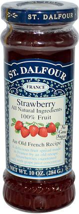 Strawberry, Deluxe Strawberry Spread, 10 oz (284 g) by St. Dalfour, 食物，果醬蔓延，水果蔓延 HK 香港