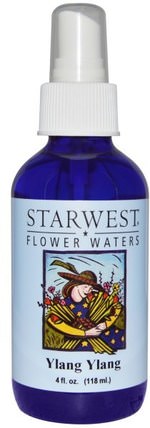 Flower Waters, Ylang Ylang, 4 fl oz (118 ml) by Starwest Botanicals, 沐浴，美容，香薰精油，依蘭依蘭油 HK 香港