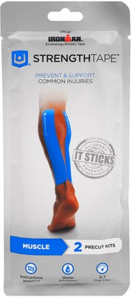 Kinesiology Tape Kit, Muscle, 2 Precut Kits by Strengthtape, 運動，家庭，鍛煉/健身裝備 HK 香港