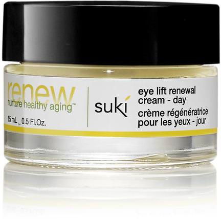 Eye Lift Renewal Cream, Day, 0.5 fl oz (15 ml) by Suki Renew, 美容，眼霜，面部護理，美白面部護理 HK 香港